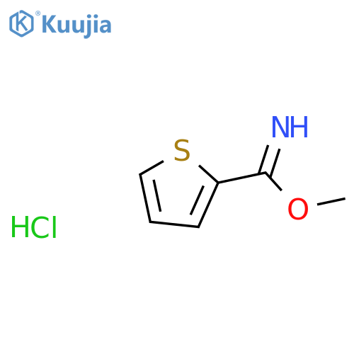 Methyl thiophene-2-carboximidate hydrochloride structure