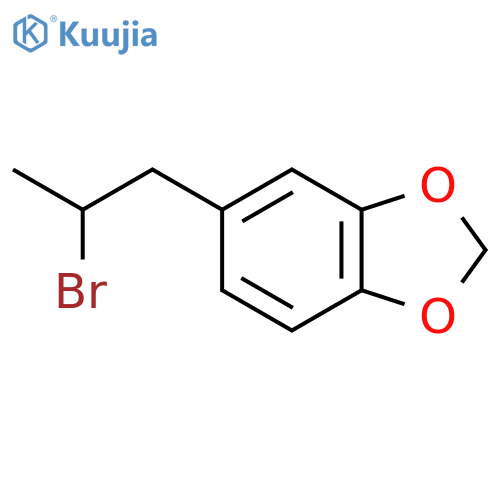 5-(2-bromopropyl)-1,3-dioxaindane structure