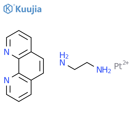 Platinum(2+),(1,2-ethanediamine-kN,kN')(1,10-phenanthroline-kN1,kN10)-, (SP-4-2)- (9CI) structure
