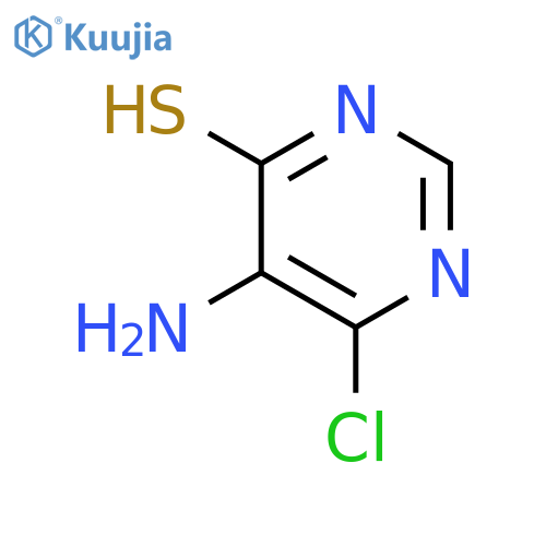 5-Amino-6-chloropyrimidine-4-thiol structure