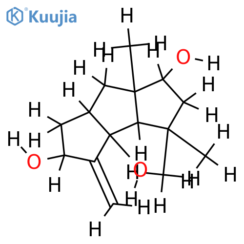 Delta9(12)-Capnellen-3beta,8beta,10alpha-triol structure