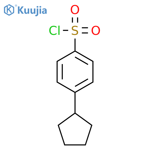 4-Cyclopentylbenzenesulfonyl chloride structure