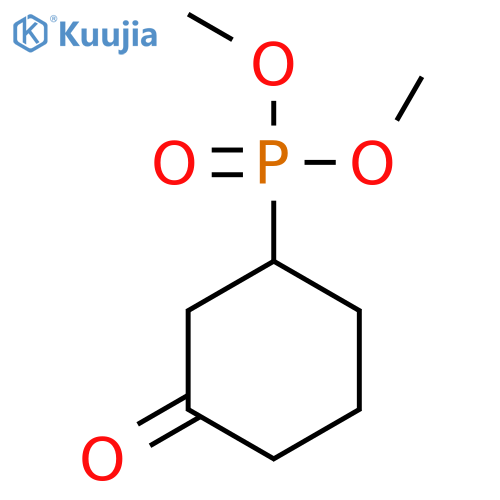 PHOSPHONIC ACID, (3-OXOCYCLOHEXYL)-, DIMETHYL ESTER structure