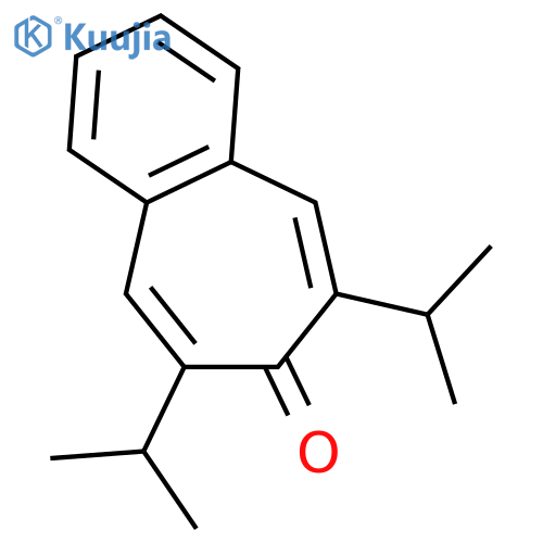 7H-Benzocyclohepten-7-one,6,8-bis(1-methylethyl)- structure