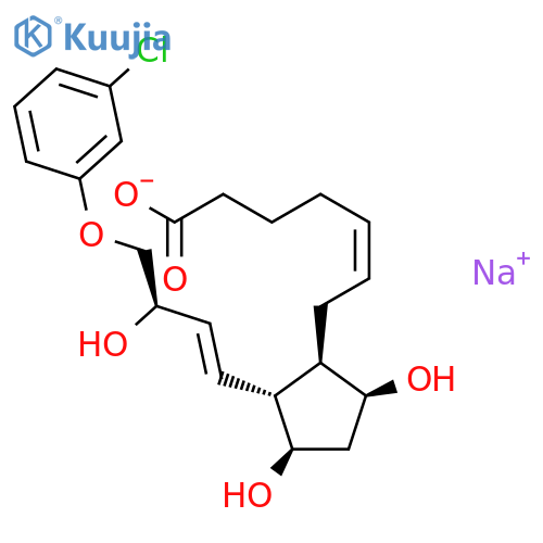 Cloprostenol sodium salt structure