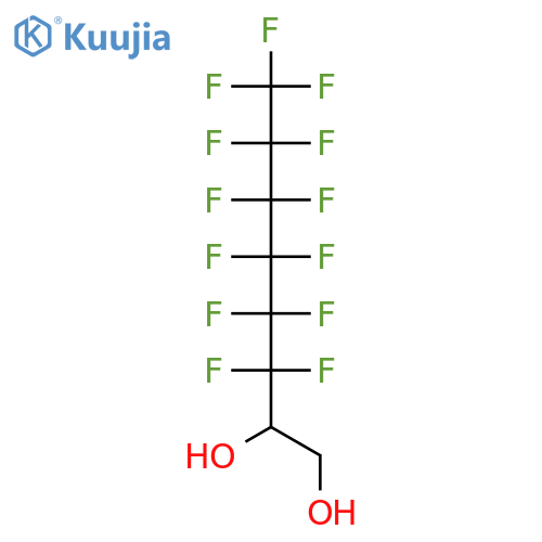 1,2-Octanediol, 3,3,4,4,5,5,6,6,7,7,8,8,8-tridecafluoro- structure