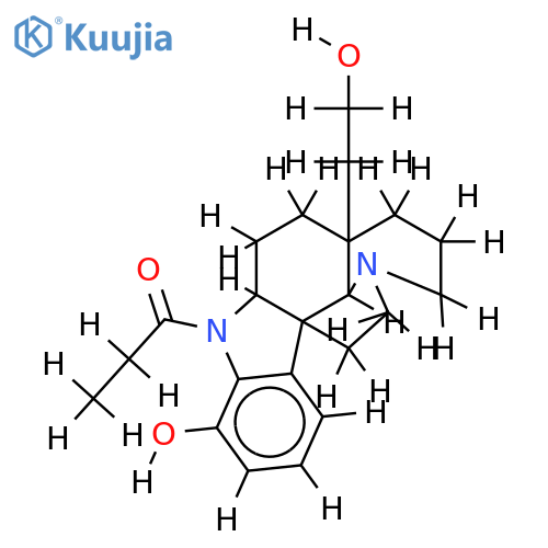 1-propionyl-aspidospermidine-17,21-diol structure