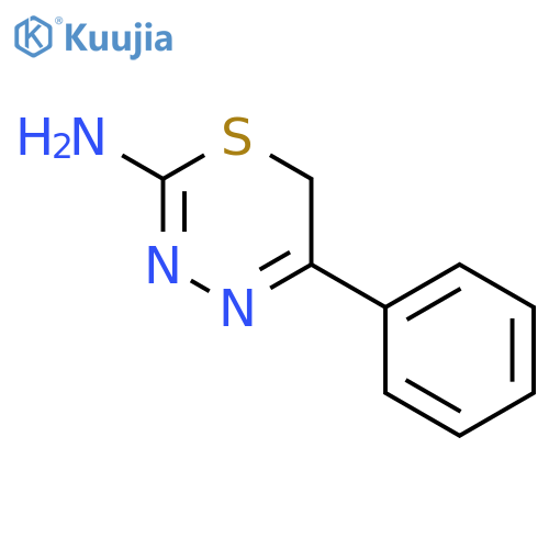 5-PHENYL-6H-1,3,4-THIADIAZIN-2-AMINE structure