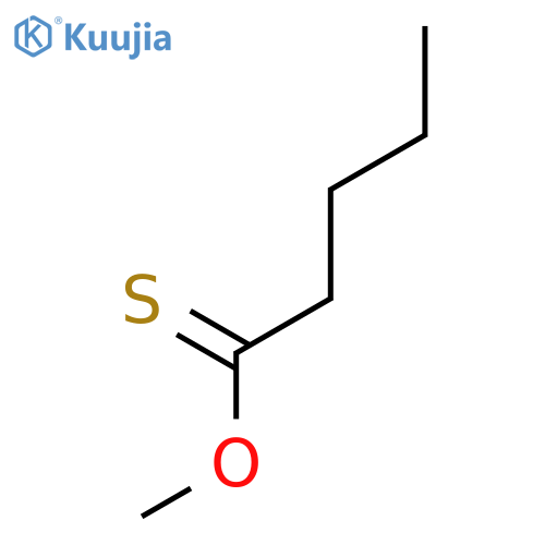 Pentanethioic acid, O-methyl ester structure