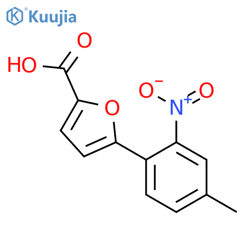 5-(4-Methyl-2-nitrophenyl)furan-2-carboxylic Acid structure