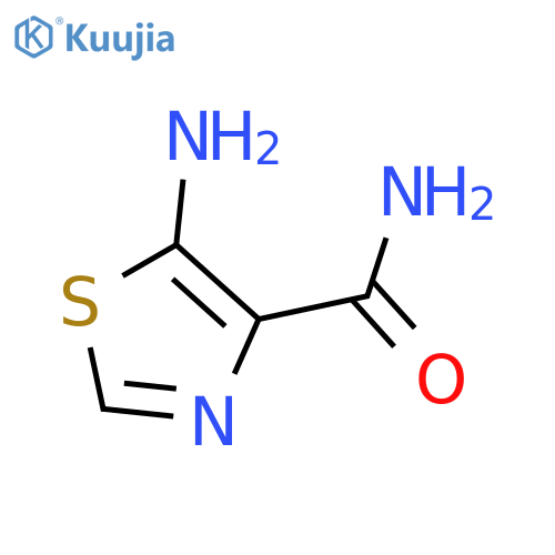 5-amino-1,3-thiazole-4-carboxamide structure