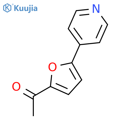 Ethanone, 1-[5-(4-pyridinyl)-2-furanyl]- structure