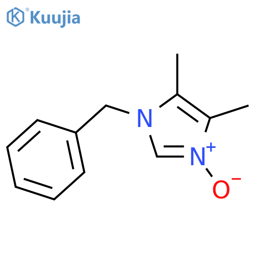 1-benzyl-4,5-dimethylimidazole-3-oxide structure