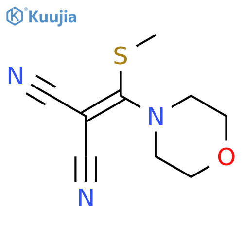 2-[(methylsulfanyl)(morpholin-4-yl)methylidene]propanedinitrile structure
