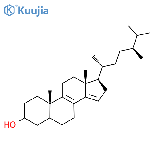 Ergosta-8,14-dien-3-ol structure