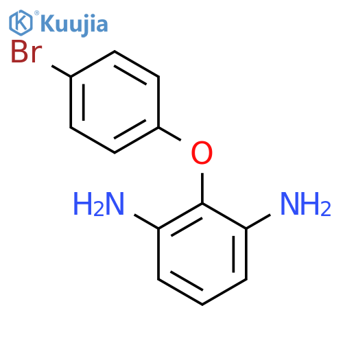 1,3-Benzenediamine, 2-(4-bromophenoxy)- structure
