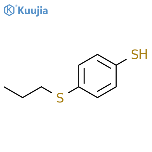 4-propylsulfanylbenzenethiol structure