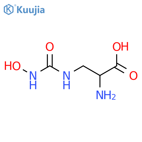 2-Amino-3-(3-hydroxyureido)-propionic acid structure