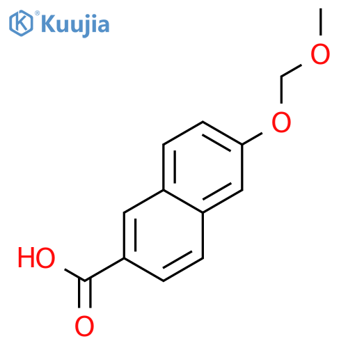 2-NAPHTHALENECARBOXYLIC ACID, 6-(METHOXYMETHOXY)- structure