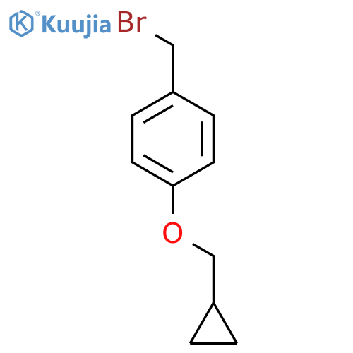 1-(Bromomethyl)-4-(cyclopropylmethoxy)benzene structure