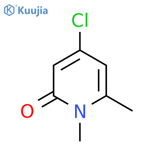 4-Chloro-1,6-dimethylpyridin-2(1H)-one structure