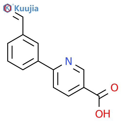 6-(3-Formylphenyl)-nicotinic acid structure
