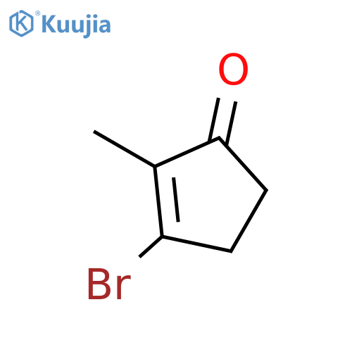 3-Bromo-2-methylcyclopent-2-enone structure
