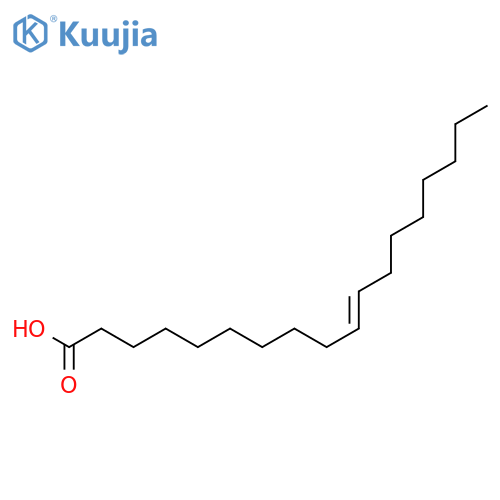(10E)-10-Octadecenoic acid structure