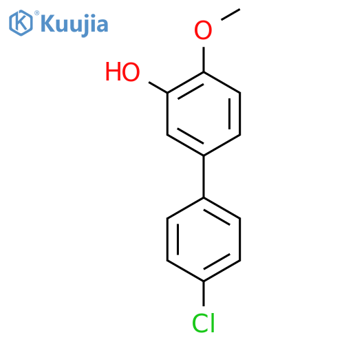 5-(4-Chlorophenyl)-2-methoxyphenol structure