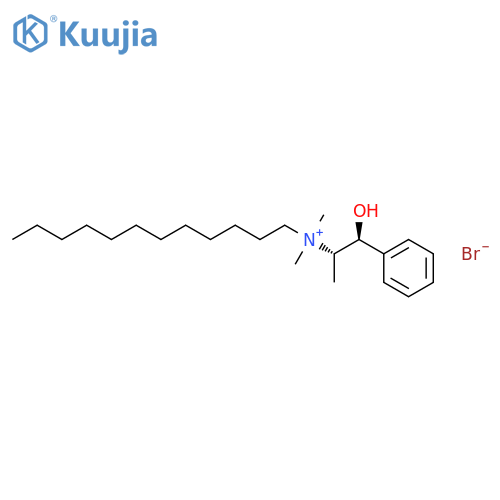 (-)-N-Dodecyl-N-methylephedrinium bromide structure