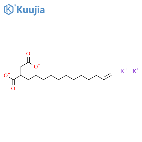 Butanedioic acid,2-(dodecen-1-yl)-, potassium salt (1:2) structure