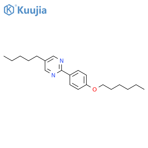 PYRIMIDINE, 2-[4-(HEXYLOXY)PHENYL]-5-PENTYL- structure