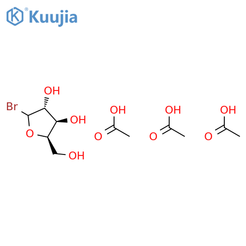 D-Xylofuranosyl bromide, triacetate structure