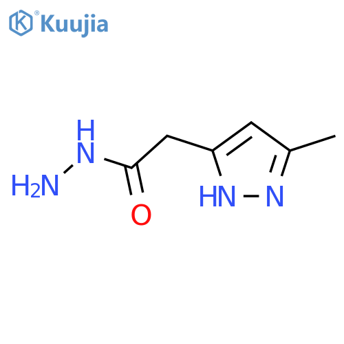 2-(3-methyl-1H-pyrazol-5-yl)acetohydrazide structure