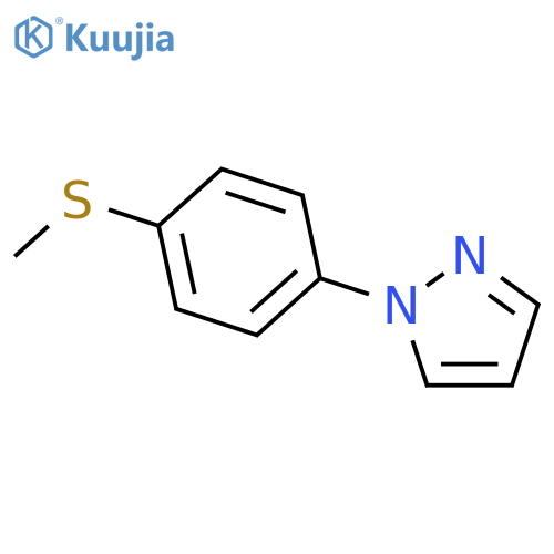 1H-Pyrazole, 1-[4-(methylthio)phenyl]- structure