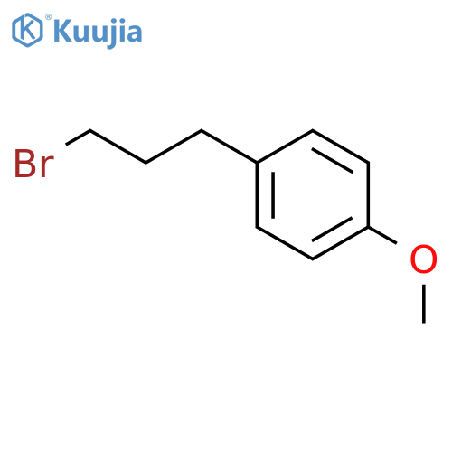 1-(3-bromopropyl)-4-methoxybenzene structure