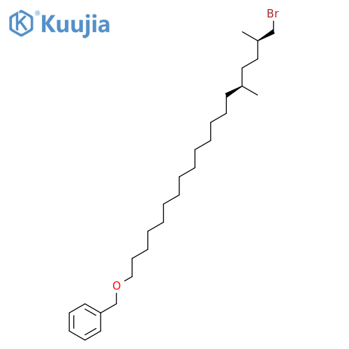 BENZENE, [[[(15S,18R)-19-BROMO-15,18-DIMETHYLNONADECYL]OXY]METHYL]- structure