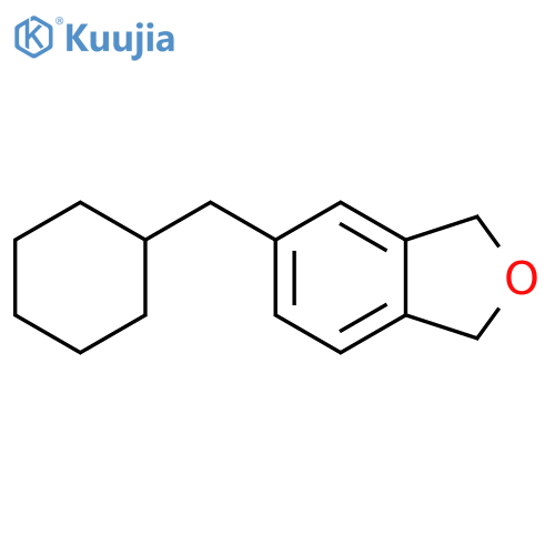 ISOBENZOFURAN, 5-(CYCLOHEXYLMETHYL)-1,3-DIHYDRO- structure