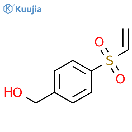 Benzenemethanol, 4-(ethenylsulfonyl)- structure