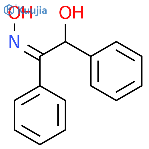 Ethanone,2-hydroxy-1,2-diphenyl-, 1-oxime, (1E)- structure