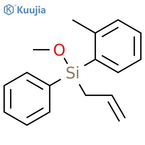 Silane, methoxy(2-methylphenyl)phenyl-2-propenyl- structure