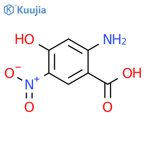 2-amino-4-hydroxy-5-nitrobenzoic Acid structure