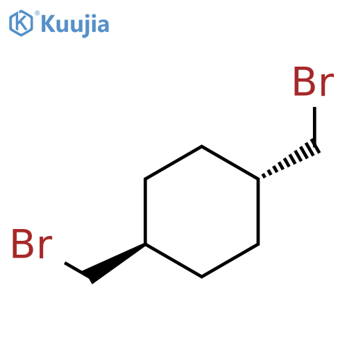 CYCLOHEXANE, 1,4-BIS(BROMOMETHYL)-, TRANS- structure