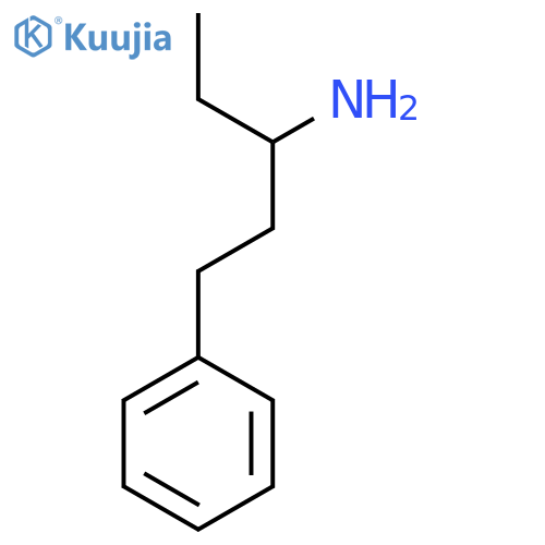 1-Phenylpentan-3-amine structure