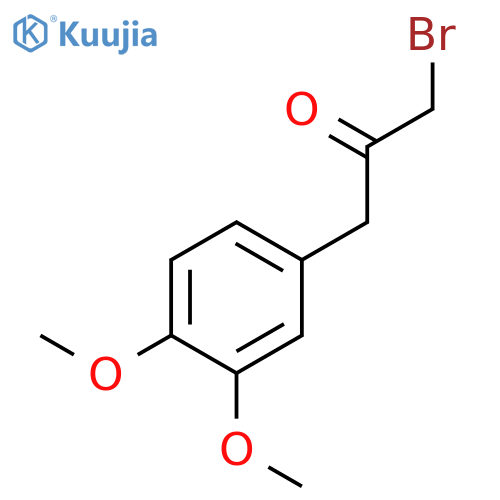 2-Propanone, 1-bromo-3-(3,4-dimethoxyphenyl)- structure