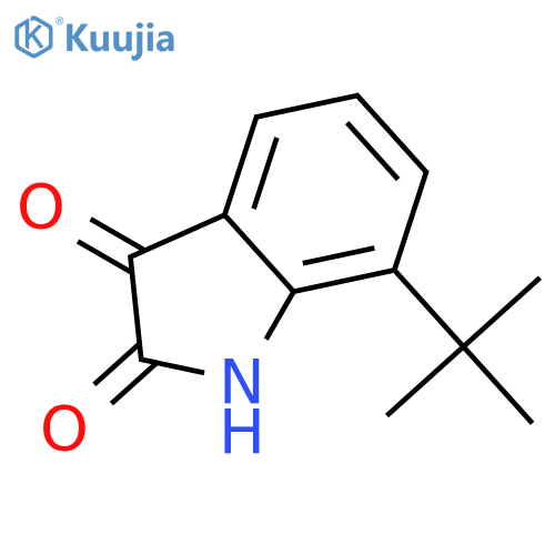 7-tert-Butyl-1H-indole-2,3-dione structure