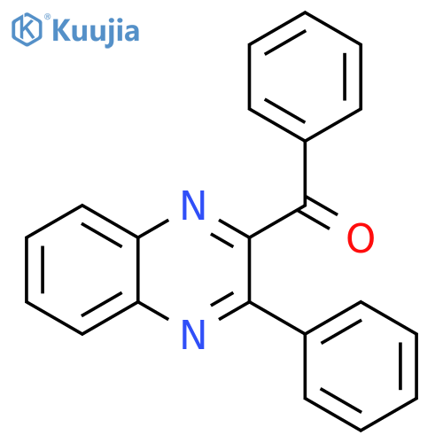 phenyl(3-phenyl-2-quinoxalinyl)-Methanone structure