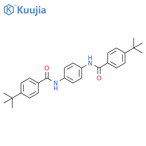 Benzamide, N,N'-1,4-phenylenebis[4-(1,1-dimethylethyl)- structure
