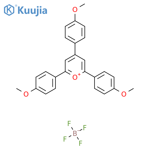 2,4,6-Tris(4-methoxyphenyl)pyrylium tetrafluoroborate structure
