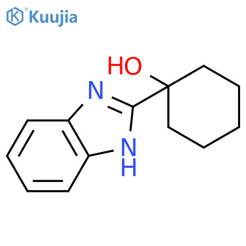 1-(1H-benzimidazol-2-yl)-Cyclohexanol structure